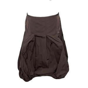 Elegant Brown Midi Skirt
